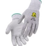 Black Stallion AccuFlex™ A4 Cut-Resistant PU-Coated Knit Glove GR3035-GY