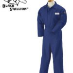 Black Stallion Flame-Resistant Cotton Coveralls #FN9-32CA/PT