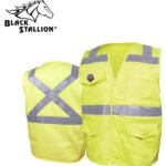 Black Stallion TruGuard™ 250 FR Cotton Safety Vest, Reflectives #VF1110-HY