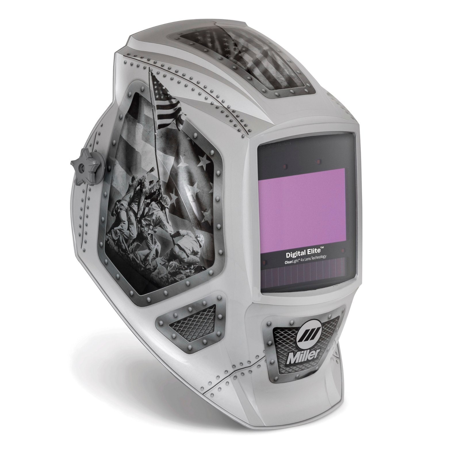 Miller “Forged in Freedom™” Digital Elite™ Series Auto-Darkening Welding Helmet – 299617_68db6beac48b1.jpeg Miller "Forged in Freedom™" Digital Elite™ Series Auto-Darkening Welding Helmet - 299617 - Image 1