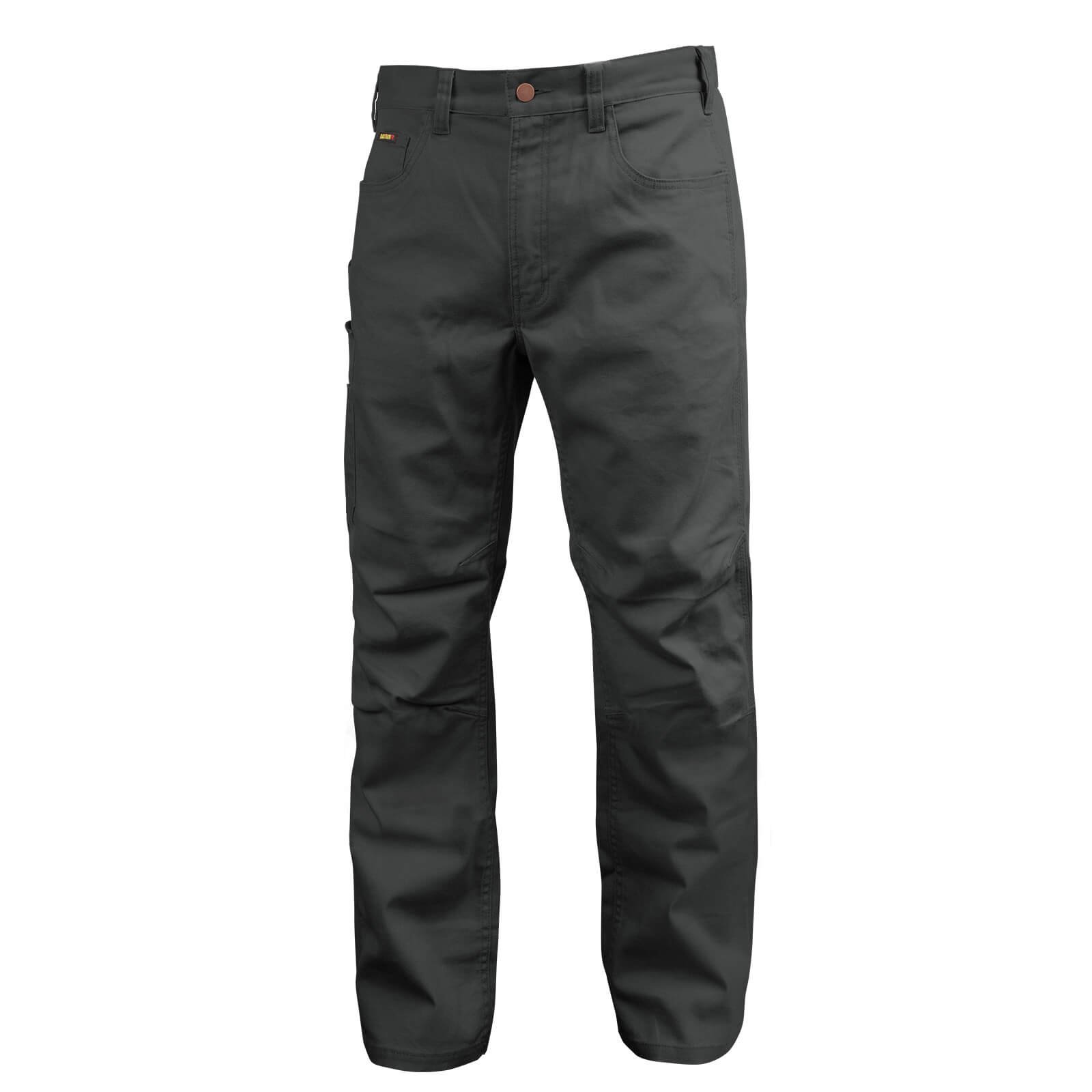 Revco Black Stallion 10oz AR/FR Stretch Canvas Utility Pant w/ 32″ Inseam (Charcoal Gray) #PF5532-CG_68bbdd5279893.jpeg Revco Black Stallion 10oz AR/FR Stretch Canvas Utility Pant w/ 32" Inseam (Charcoal Gray) #PF5532-CG - Image 1