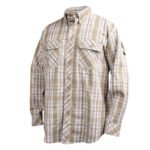 Revco Black Stallion 7oz FR Welding/Work Shirt (Plaid Khaki) #WF2110-PK
