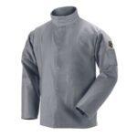 Revco Black Stallion 9 Oz Deluxe Flame Resistant Cotton Welding Jacket (Gray) #NFPA 2112, #NFPA 70E