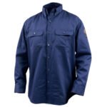 Revco Black Stallion Flame-Resistant (FR) Cotton Stone Work Shirt (Navy) #WF2110-NV