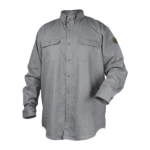 Revco Black Stallion FR Cotton Welding/Work Shirt (Gray) #WF2110-GY