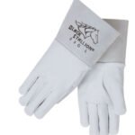 Revco Black Stallion Pearl White Grain Goatskin TIG Glove #25G
