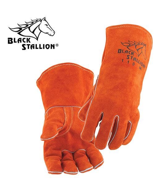 Revco Black Stallion Select Shoulder Split Cowhide Standard Welding Gloves #110_68bbdd697ae03.jpeg Revco Black Stallion Select Shoulder Split Cowhide Standard Welding Gloves #110 - Image 1