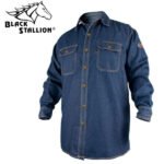 Revco Black Stallion TruGuard™ 200 FR Cotton Denim Work Shirt #FS8-DNM