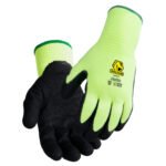 Black Stallion A5 Cut Resistant Thermal Sandy Nitrile Coated Hi-Vis Hppe Blend Glove