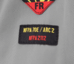 Black Stallion AR/FR Cotton Coverall with Reflective FR Tape, Gray CF2118-GY - Image 9