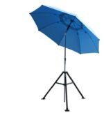 Black Stallion Flame-Resistant Industrial Umbrella #UB250 (with stand) - Image 8