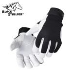 Black Stallion FlexHand™ Grain Goatskin Mechanic's Gloves #GX3020-BW - Image 2