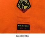 Black Stallion FR Cotton Knit Long-Sleeve T-Shirt Safety Orange #TF2510OR - Image 7