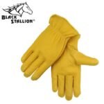 Black Stallion Grain Deerskin Driver's Gloves #I17 - Image 4