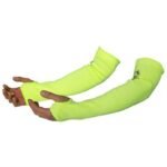 Black Stallion HPPE Knit A4 Cut-Resistant 18 Inch Sleeves with Thumb Slot HS-18T-HY - Image 2