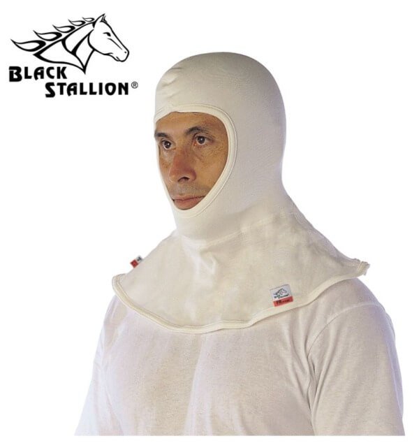 Black Stallion Nomex® Balaclava Sock Hood, Double Layer with Neck Drape #NH200_68e30829d0f86.jpeg Black Stallion Nomex® Balaclava Sock Hood, Double Layer with Neck Drape #NH200 - Image 1
