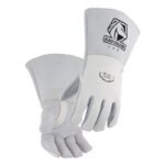 Black Stallion Pearl Reversed Grain Palm Elkskin, Nomex Premium Welding Gloves - Image 2
