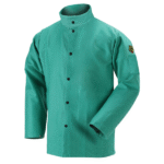 Revco Black Stallion 12 oz. Flame-Resistant (FR) Cotton Welding Jacket, 36" Length, Green #F2-36C