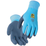 Revco Black Stallion 15g AccuFlex Water Repellant Double Latex Knit Glove (Blue) #GC2534-BL