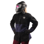 Revco Black Stallion AngelFire Women's Hybrid FR Welding Jacket (Navy & Black) #JH1515-NB - Image 5