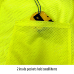 Revco Black Stallion ANSI Class 2 7-Pocket Hi-Vis Safety Vest (Lime) #VS2035-LM - Image 8
