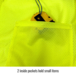 Revco Black Stallion ANSI Class 2 7-Pocket Hi-Vis Safety Vest (Lime) #VS2035-LM - Image 9