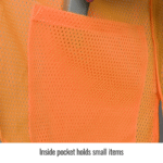 Revco Black Stallion ANSI Class 2 Break-Away Hi-Vis Safety Vest (Orange) #VS2025-OR - Image 6