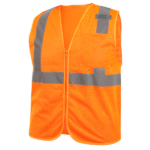 Revco Black Stallion ANSI Class 2 Standard Polyester Hi-Vis Safety Vest (Orange) #VS2020-OR
