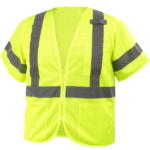 Revco Black Stallion ANSI Class 3 Short Sleeve Hi-Vis Safety Vest (Lime) #VS2030-LM