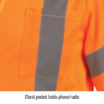 Revco Black Stallion ANSI Class 3 Short Sleeve Hi-Vis Safety Vest (Orange) #VS2030-OR - Image 9