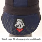 Revco Black Stallion BSX® Silicone Grip FR Cotton Welding Cap, Navy & Black #AH1631-NB - Image 7