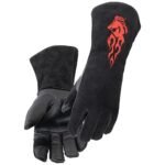 Revco Black Stallion BSX Stick Glove Cowhide/Pigskin, Black #GS3030-BK - Image 2