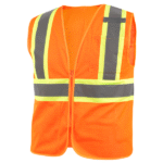 Revco Black Stallion Class 2 Two-Tone Polyester Hi-Vis Safety Vest (Orange) #VS2022-OR
