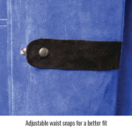 Revco Black Stallion Color Block Leather Welding Jacket (Black/Blue) #JL1030-BB - Image 7