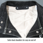 Revco Black Stallion Color Block Leather Welding Jacket (Black/Blue) #JL1030-BB - Image 9