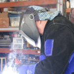Revco Black Stallion FR Cotton Welding Cap with Hidden Bill Extension, Blue Plaid (Large) #AH1730-BL-LRG - Image 12