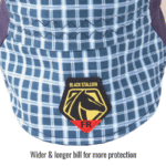 Revco Black Stallion FR Cotton Welding Cap with Hidden Bill Extension, Blue Plaid (Large) #AH1730-BL-LRG - Image 16