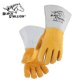 Revco Black Stallion FR Nomex® Lined Elkskin Premium Stick Welding Gloves #850 - Image 3