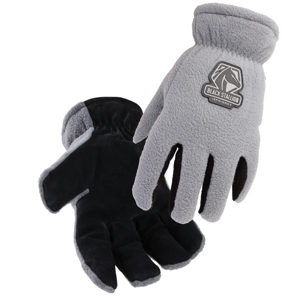 Revco Black Stallion FuzzyHand Split Cowhide & Polar Fleece Winter Glove #15FH-GRAY_68e048a5e3707.png Revco Black Stallion FuzzyHand Split Cowhide & Polar Fleece Winter Glove #15FH-GRAY - Image 1