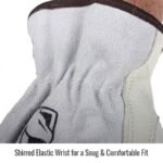 Revco Black Stallion Grain Cowhide Palm Drivers Glove with Split Cowhide Back #87 - Image 9