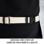 Revco Black Stallion Grain Goatskin & FR Cotton Hybrid Bib Apron, 36” #HG-36A - Image 4