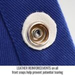 Revco Black Stallion Grain Goatskin & FR Cotton Hybrid Welding Jacket #JH3010-RB - Image 12