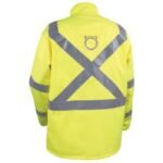 Revco Black Stallion ToolHandz 9 oz Flame Resistant Ansi Hi-Vis Arcweld Jacket w/ Silver Reflective #JF4312-HY - Image 4