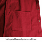 Revco Black Stallion ToolHandz 9 oz Flame Resistant Cotton 30 Inch Coat (Red) #FR9-30C - Image 9