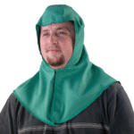 Revco Black Stallion ToolHandz 9 oz Flame Resistant Cotton Hood w/ Neck/Shoulder Drape (Green) #F9-HOOD