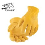 Revco Black Stallion Top Grain Elkskin - Elastic Wrist Driver's Style Gloves #17