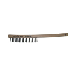 Hand Brush Stainless Steel 3X19 Curved Handle