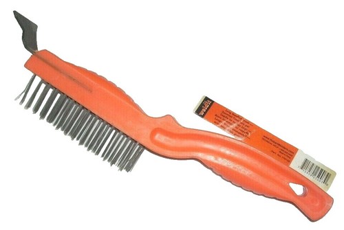 3X7 Scratch Brush W/Plastic  Hand