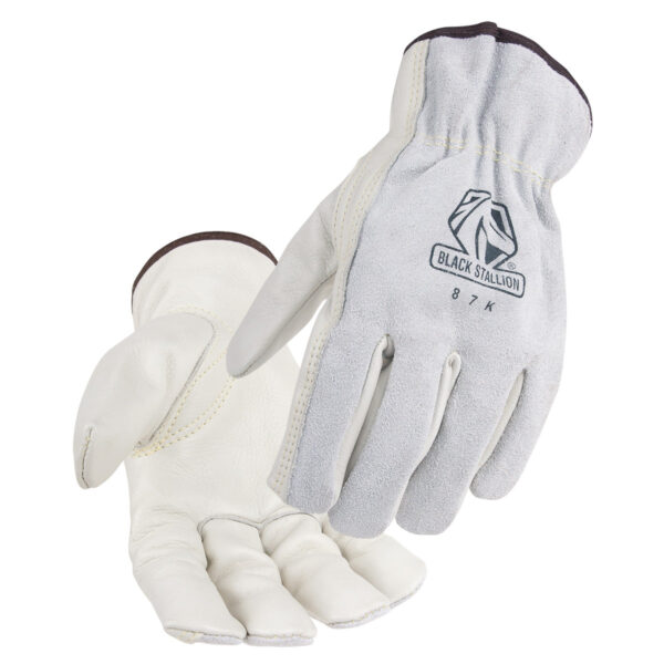 Grain Cowhide Driver Glove