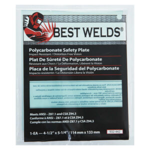 Safety Plate Poly 4.5X5.25